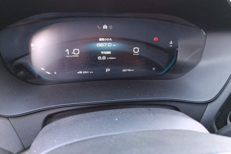 Used Wuling Victory 2020 1.5T CVT Flagship Edition Odometer Close Up