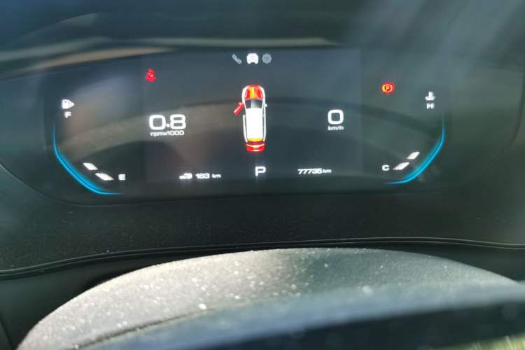 Used Wuling Victory 2020 1.5T CVT Flagship Edition Odometer Close Up