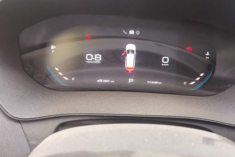 Used Wuling Victory 2022 1.5T CVT Prestige Model Odometer Close Up