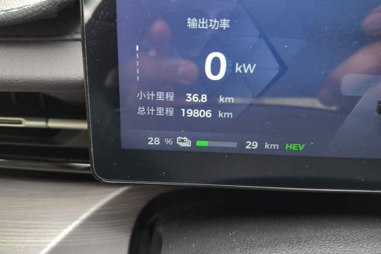 Used Wuling Xingguang 2023 150 Advanced Edition Odometer Close Up