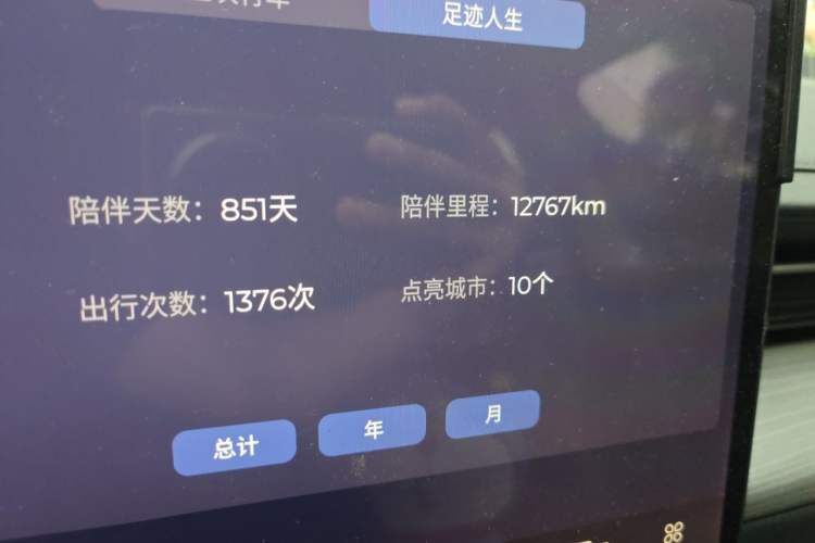 Used Wuling Xingguang 2023 150 Advanced Edition Odometer Close Up