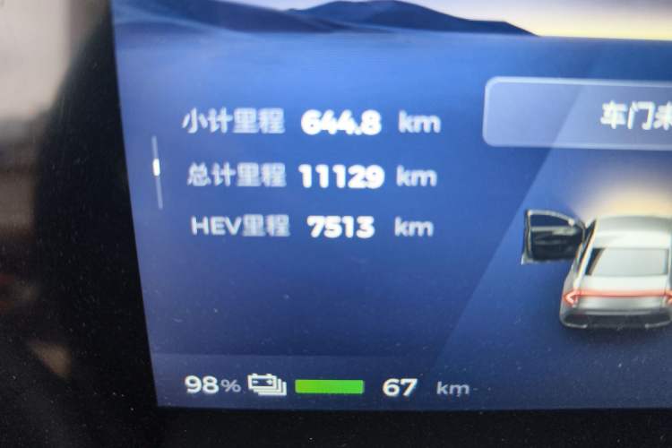 Used Wuling Xingguang 2023 70 Standard Edition Odometer Close Up