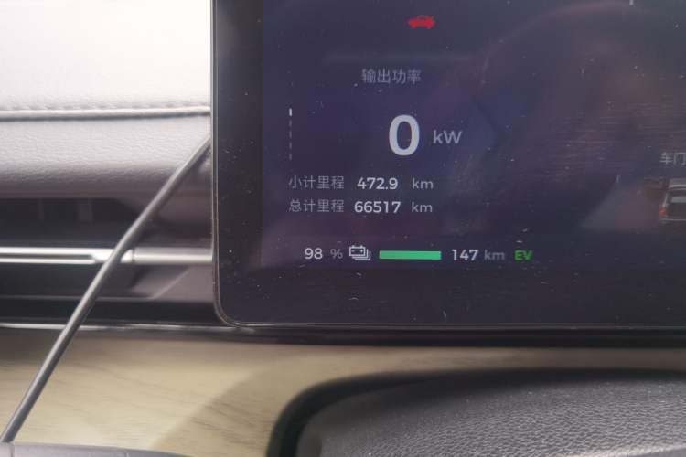 Used Wuling Xingguang 2023 150 Advanced Edition Odometer Close Up
