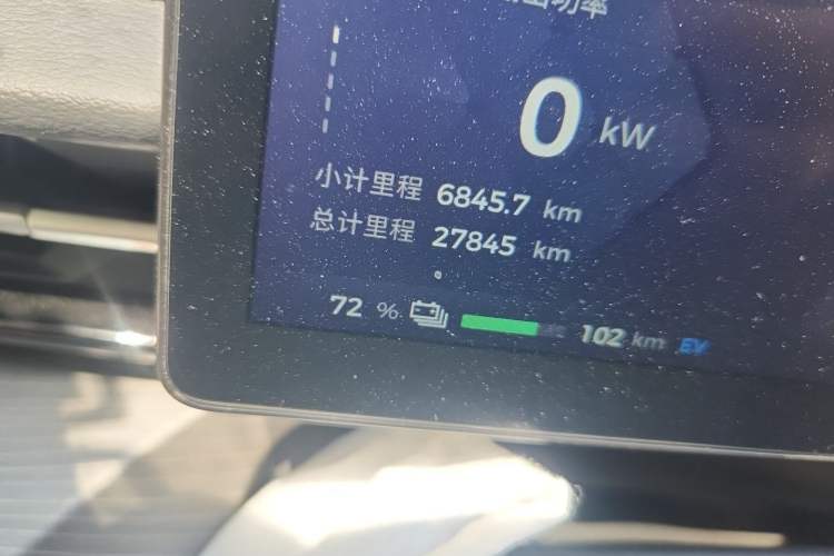 Used Wuling Xingguang 2023 150 Advanced Edition Odometer Close Up