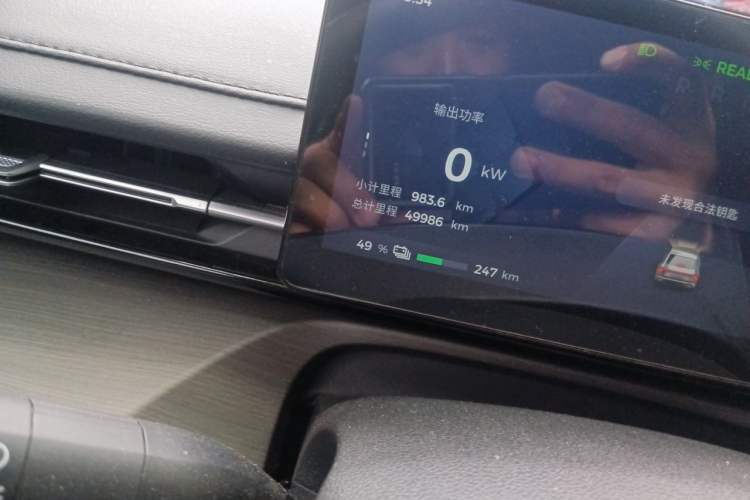Used Wuling Xingguang 2024 Co-Creation Edition 510 Advanced Model Odometer Close Up