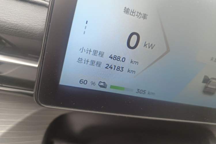 Used Wuling Xingguang 2024 Co-Creation Edition 510 Advanced Model Odometer Close Up
