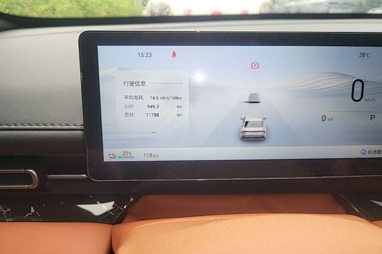 Used Wuling Xingguang 2025 610 km Smart Flagship Version Odometer Close Up