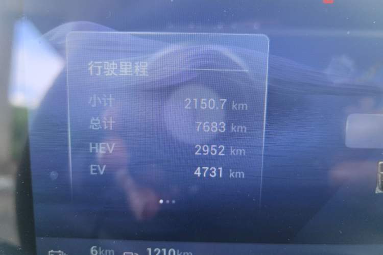 Used Wuling Xingguang 2025 70km Smart Standard Version Odometer Close Up
