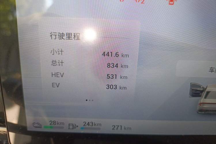 Used Wuling Xingguang 2025 70km Smart Standard Version Odometer Close Up