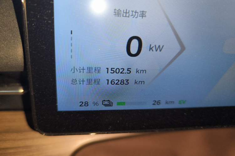 Used Wuling Xingguang S 2024 130 km Flagship Version Odometer Close Up