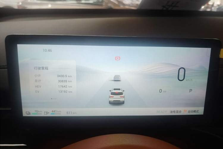 Used Wuling Xingguang S 2025 Model, 130km High-Power Flagship Edition Instrument Cluster