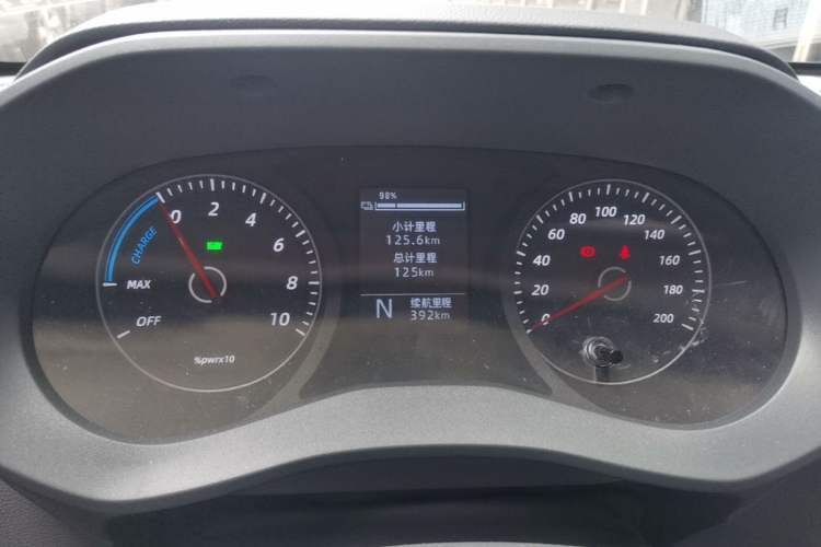Used Wuling Yangguang 2025 Model 400km Bus Edition—Comfort Edition Instrument Cluster