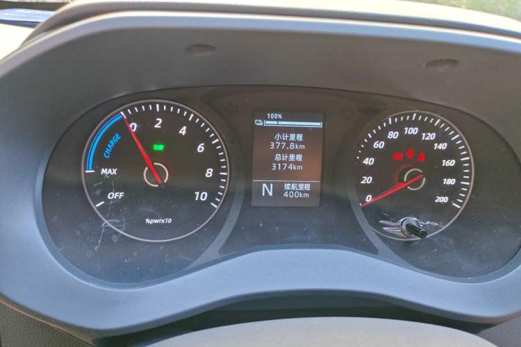 Used Wuling Yangguang 2025 Model 400km Bus Edition—Comfort Edition Odometer Close Up
