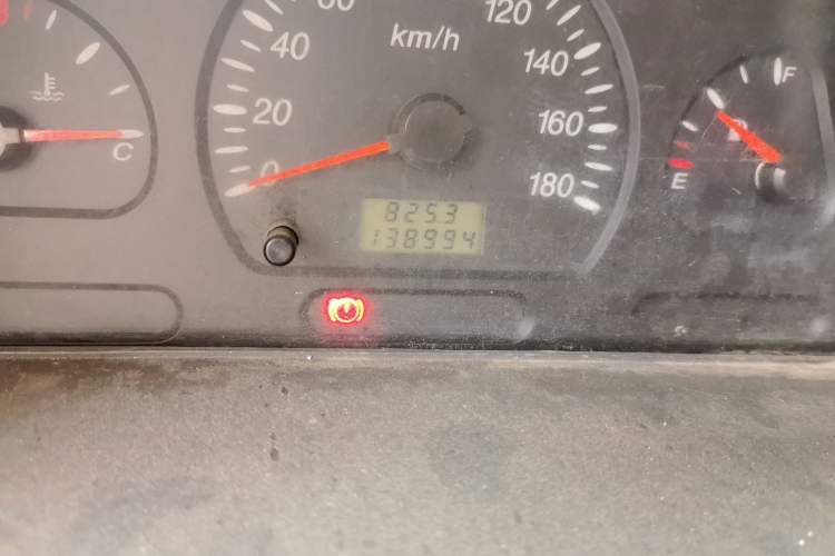 Used Wuling Zhiguang 2008 1.2L Base Version LAQ Odometer Close Up