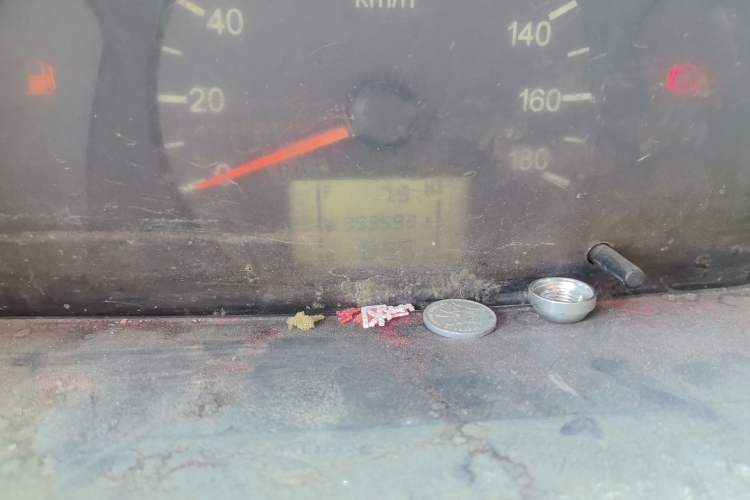Used Wuling Zhiguang 2010 1.0L New Version Practical Short-Body L2Y Odometer Close Up
