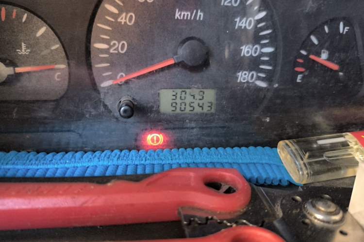 Used Wuling Zhiguang 2010 1.0L Liye Edition Odometer Close Up