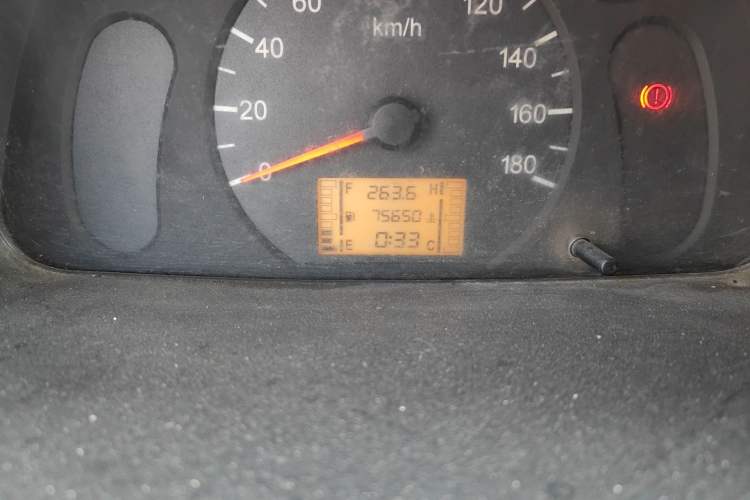 Used Wuling Zhiguang 2010 1.0L New Version Practical Edition with Short Body Odometer Close Up