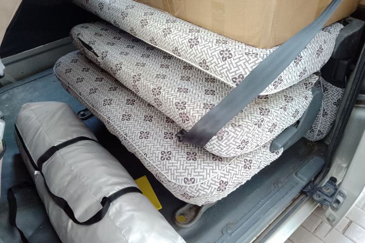 Used Wuling Zhiguang 2013 1.0L Practical Version Left Rear Seat