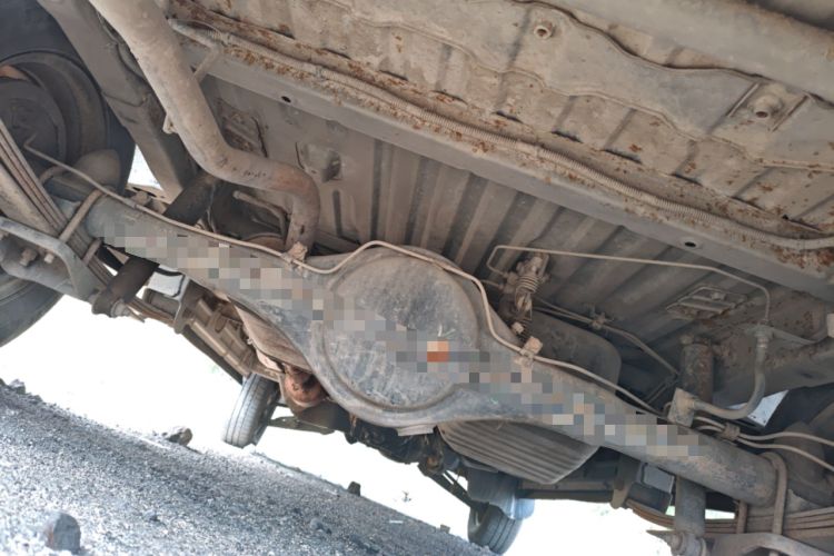 Used Wuling Zhiguang 2013 1.0L Practical Version Chassis Rear