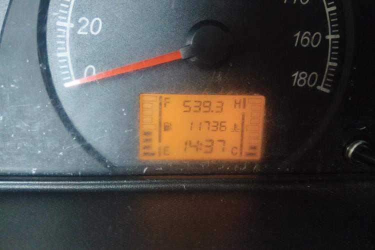 Used Wuling Zhiguang 2020 1.2L Van Utility Model China VI Emission Standard 2 Seats LSI Odometer Close Up