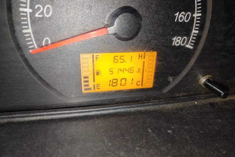 Used Wuling Zhiguang 2020 1.2L Practical Model China VI LSI Odometer Close Up