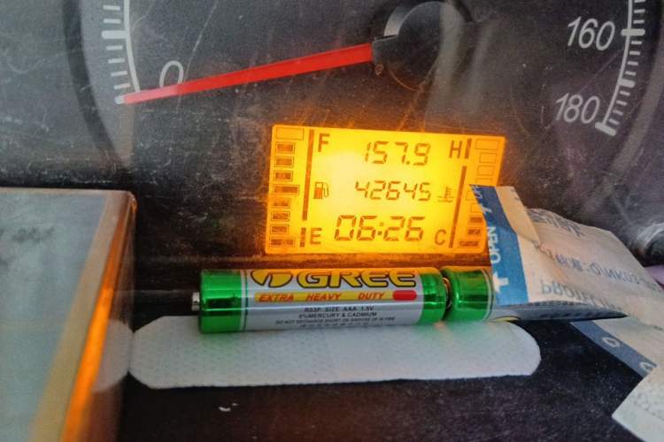 Used Wuling Zhiguang 2020 1.2L Practical Model China VI LSI Odometer Close Up