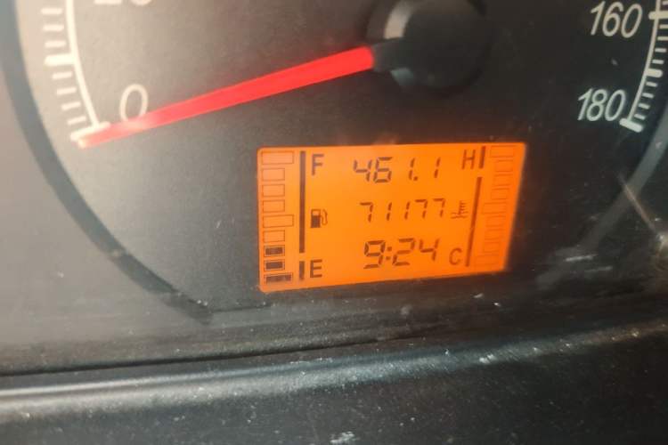 Used Wuling Zhiguang 2020 1.2L Practical Model China VI LSI Odometer Close Up