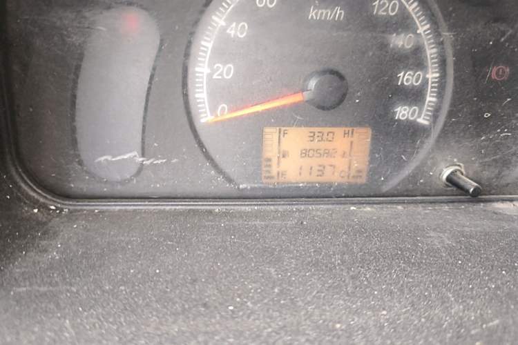 Used Wuling Zhiguang 2020 1.2L Practical Model China VI LSI Odometer Close Up