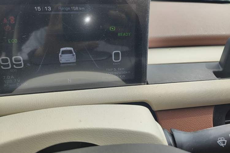 Used Xiaohu EV 2021 FOR-Two Little Cute Tiger Lithium-Ion Battery Odometer Close Up