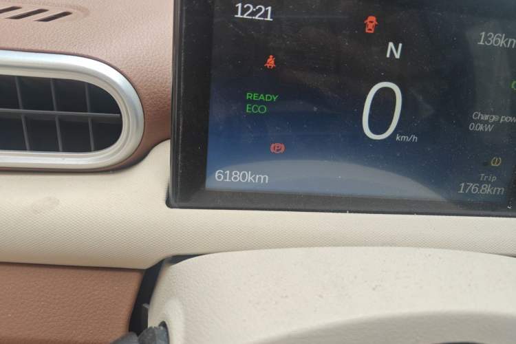 Used Xiaohu EV 2022 FOR-Four Goodie Tiger Lithium Iron Phosphate Odometer Close Up