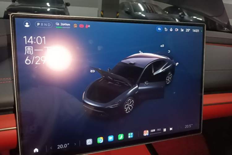 Used Xiaomi Auto SU7 2024 Rear-Drive Ultra-Long Range Advanced Pro-Level Intelligent Driving Version Audio And AC Panel