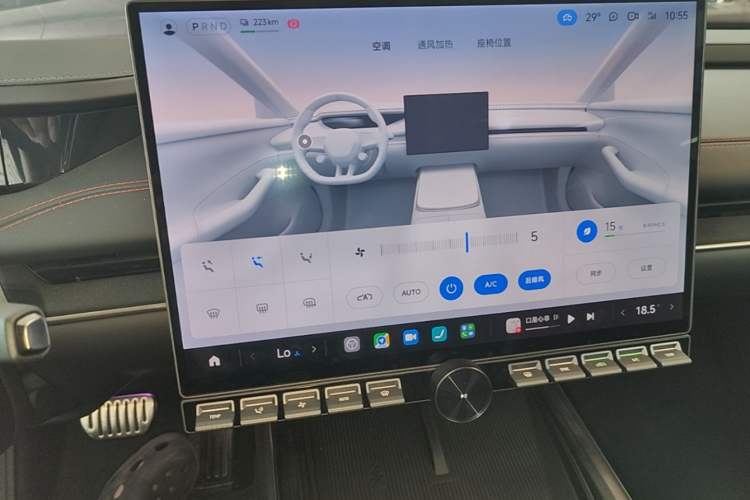 Used Xiaomi Auto SU7 2024 Four-Wheel Drive Ultra-Long Range Advanced Intelligent Driving Max Edition Audio And AC Panel