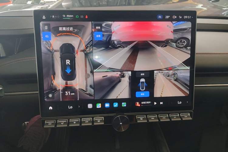 Used Xiaomi Auto SU7 2024 Four-Wheel Drive Ultra-Long Range Advanced Intelligent Driving Max Edition Audio And AC Panel