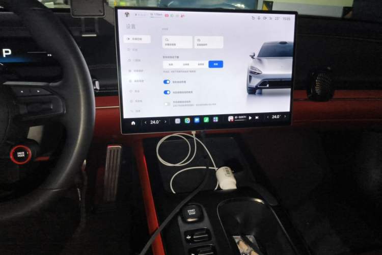 Used Xiaomi Auto SU7 2024 Four-Wheel Drive Ultra-Long Range Advanced Intelligent Driving Max Edition Audio And AC Panel