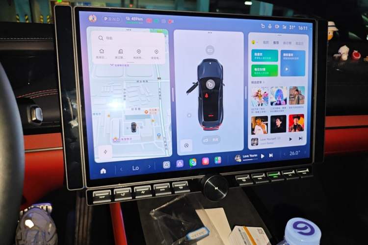 Used Xiaomi Auto SU7 2024 Four-Wheel-Drive Max Founder's Edition Audio And AC Panel