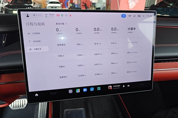 Used Xiaomi Auto SU7 2024 Four-Wheel Drive Ultra-Long Range Advanced Intelligent Driving Max Edition Audio And AC Panel