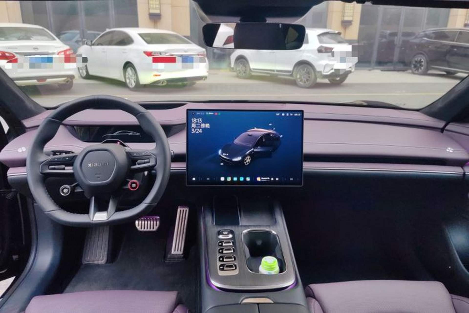 Used Xiaomi Auto SU7 2024 Four-Wheel Drive Ultra-Long Range Advanced Intelligent Driving Max Edition Center Console