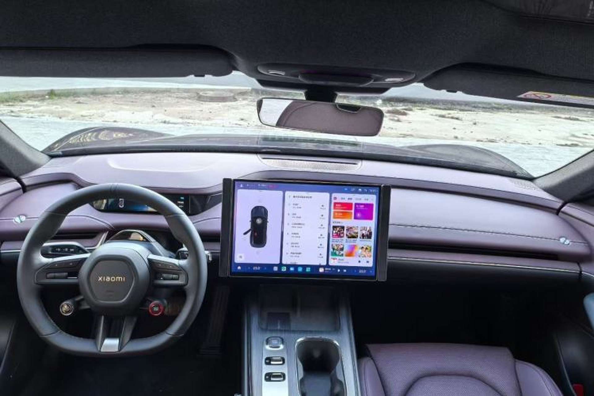 Used Xiaomi Auto SU7 2024 Rear-Drive Ultra-Long Range Advanced Pro-Level Intelligent Driving Version Interior 3