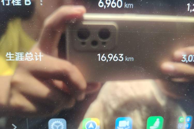 Used Xiaomi Auto SU7 2024 Rear-Drive Ultra-Long Range Advanced Pro-Level Intelligent Driving Version Odometer Close Up