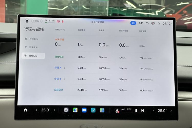 Used Xiaomi Auto SU7 2024 Four-Wheel-Drive Max Founder's Edition Odometer Close Up