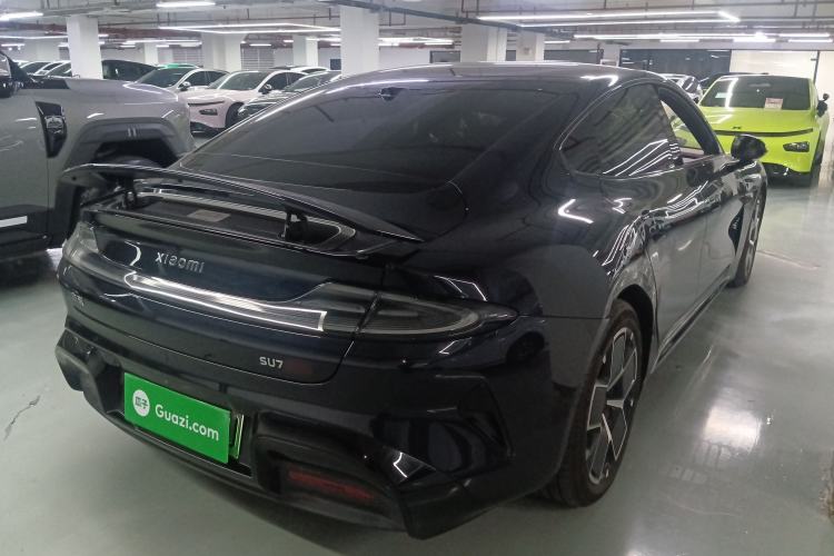 Used Xiaomi Auto SU7 2024 Four-Wheel Drive Ultra-Long Range Advanced Intelligent Driving Max Edition Rear Right 45 Deg