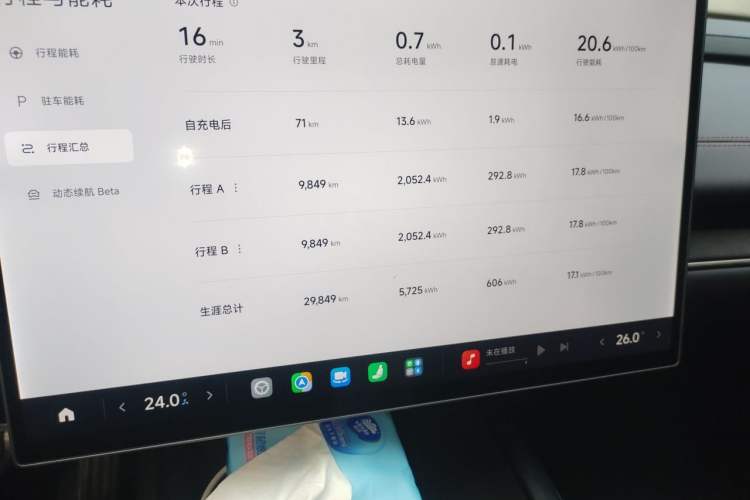 Used Xiaomi Auto SU7 2024 Four-Wheel-Drive Max Founder's Edition Audio And AC Panel