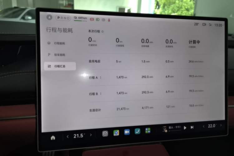 Used Xiaomi Auto SU7 2024 Four-Wheel Drive Ultra-Long Range Advanced Intelligent Driving Max Edition Audio And AC Panel