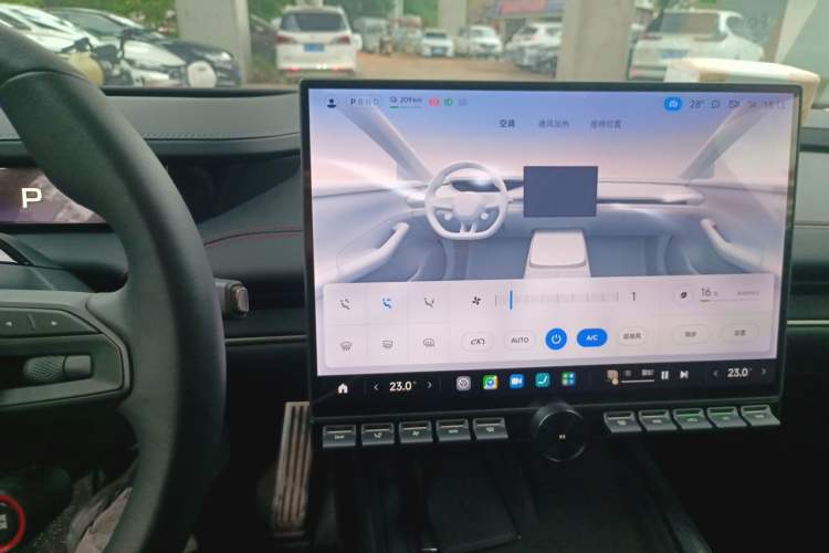 Used Xiaomi Auto SU7 2024 Four-Wheel-Drive Max Founder's Edition Audio And AC Panel