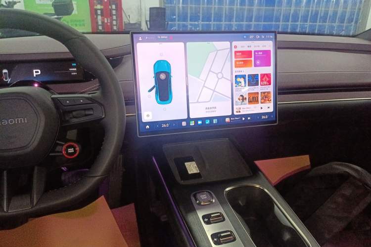 Used Xiaomi Auto SU7 2024 Rear-Drive Long-Range Intelligent Driving Version Audio And AC Panel