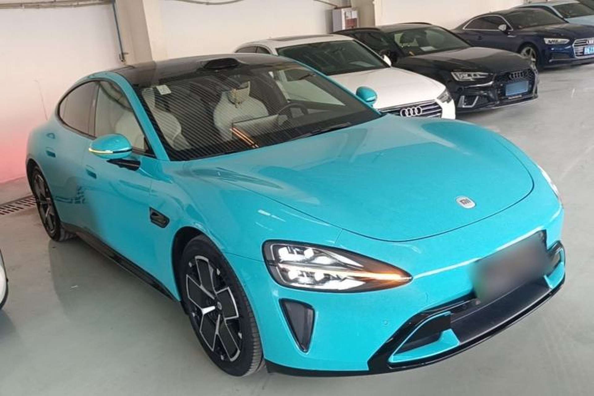 Used Xiaomi Auto SU7 2024 Rear-Drive Ultra-Long Range Advanced Pro-Level Intelligent Driving Version Front Right 45 Deg