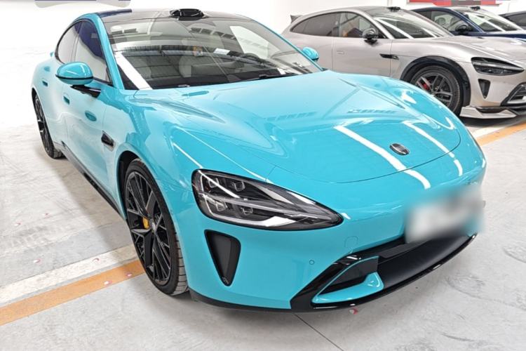 Used Xiaomi Auto SU7 2024 Four-Wheel Drive Ultra-Long Range Advanced Intelligent Driving Max Edition Front Right 45 Deg