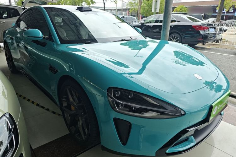 Used Xiaomi Auto SU7 2024 Four-Wheel Drive Ultra-Long Range Advanced Intelligent Driving Max Edition Front Right 45 Deg