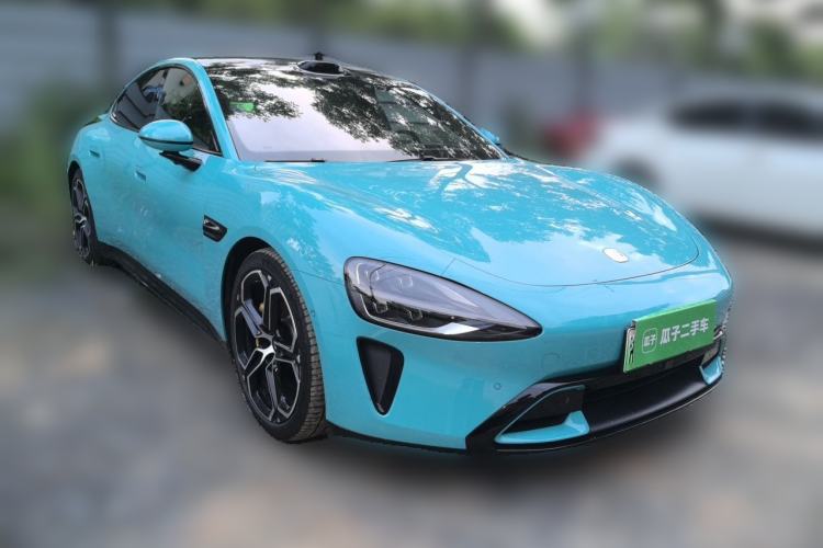 Used Xiaomi Auto SU7 2024 Four-Wheel Drive Ultra-Long Range Advanced Intelligent Driving Max Edition Front Right 45 Deg