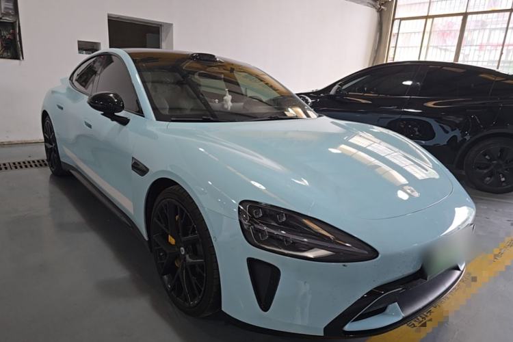 Used Xiaomi Auto SU7 2024 Four-Wheel Drive Ultra-Long Range Advanced Intelligent Driving Max Edition Front Right 45 Deg